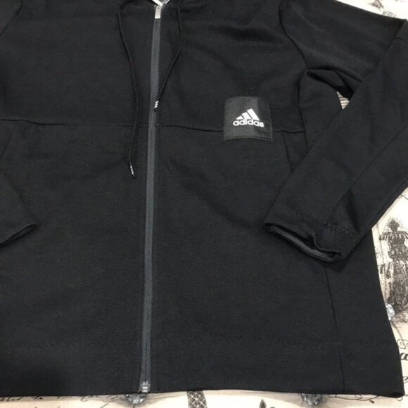 Adidas 365 Lightweight Full Zip Basketball Hoodie - Picture 4 of 6